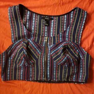 Forever 21 cropped/bra like top